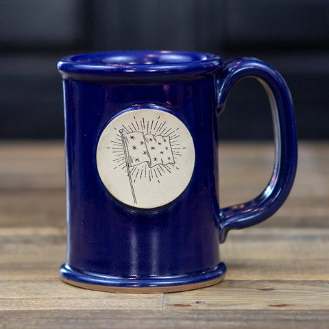 George Washington HQ Flag Stoneware Mug